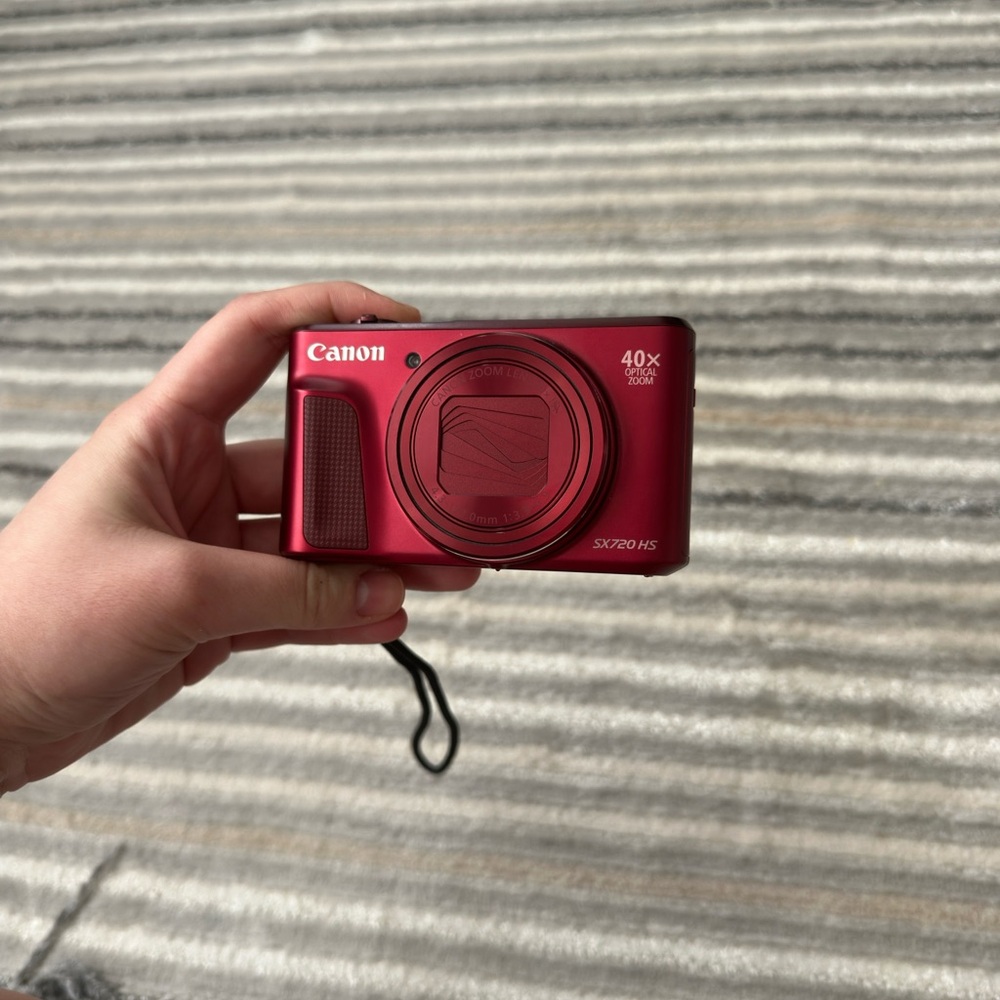 Canon Red Digital Camera
